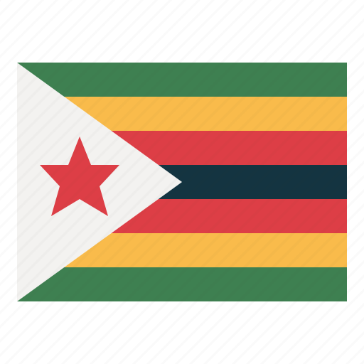 Zimbabwe, flag, nation, world, country icon - Download on Iconfinder