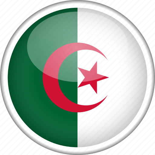 Algeria, circle, country, flag, national icon - Download on Iconfinder