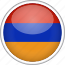 almenia, circle, country, flag, national