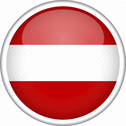 Austria, circle, country, flag, national icon - Download on Iconfinder