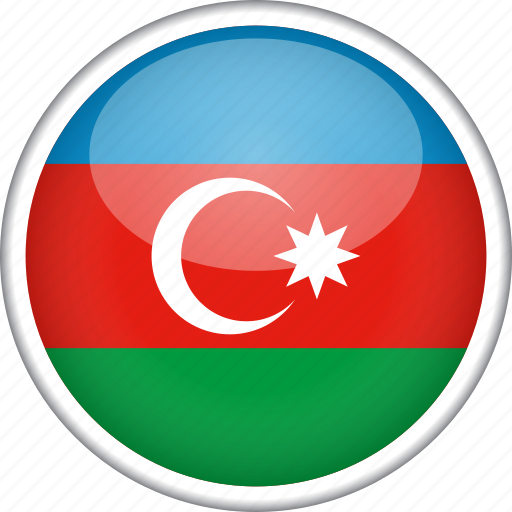Azerbaijan, circle, country, flag, national icon - Download on Iconfinder