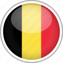 belgium, circle, country, flag, national