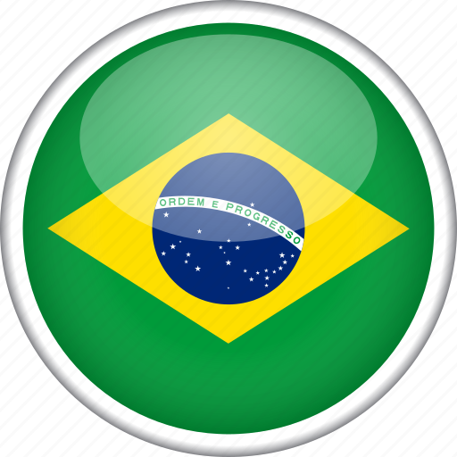 Download Brazil, circle, country, flag, national icon