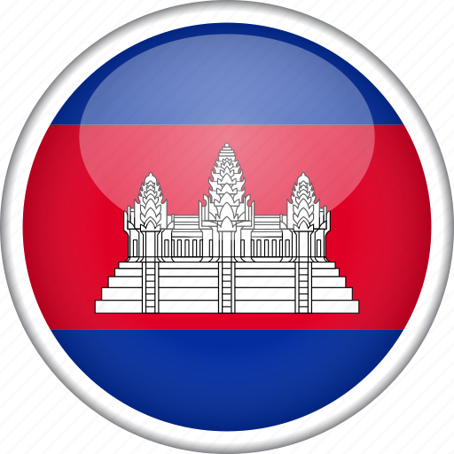Cambodia, circle, country, flag, national icon - Download on Iconfinder