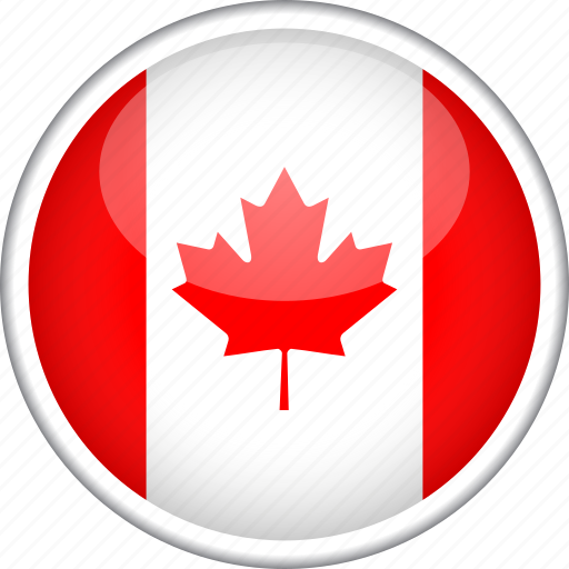 Canada, circle, country, flag, national icon - Download on Iconfinder