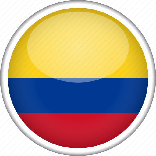 Colombia, circle, country, flag, national icon - Download on Iconfinder
