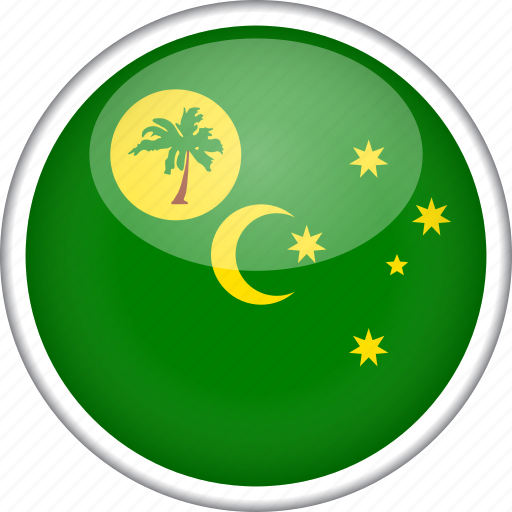 Cocos islands, circle, country, flag, national icon - Download on Iconfinder