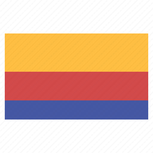 Banner, colombia, country, flag, flags, national icon - Download on Iconfinder