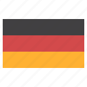 banner, country, flag, flags, germany, national