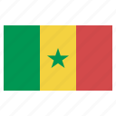 banner, country, flag, flags, national, senegal