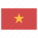 banner, country, flag, flags, national, vietnam