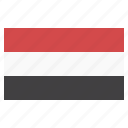 banner, country, flag, flags, national, yemen