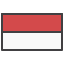country, flag, flags, indonesia, national 