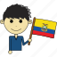 avatar, country, cute, ecuador, flags, man, world 