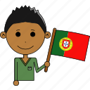 avatar, country, fantastic, flags, man, portugal, world