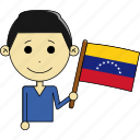 avatar, country, fantastic, flags, man, venezuela, world