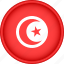 africa, attribute, country, flag, national, tunisia 