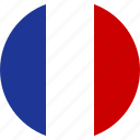 circle, country, flag, france, french, national, republic