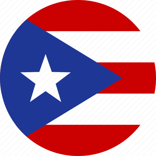Circle, country, flag, national, puerto, rican, rico icon - Download on Iconfinder
