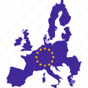 eu, euro, european union, flag, map, map marker 