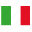 country, flag, italy, italy flag 