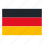 country, flag, germany, germany flag 