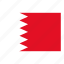 bahrain, bahrain flag, country, flag 