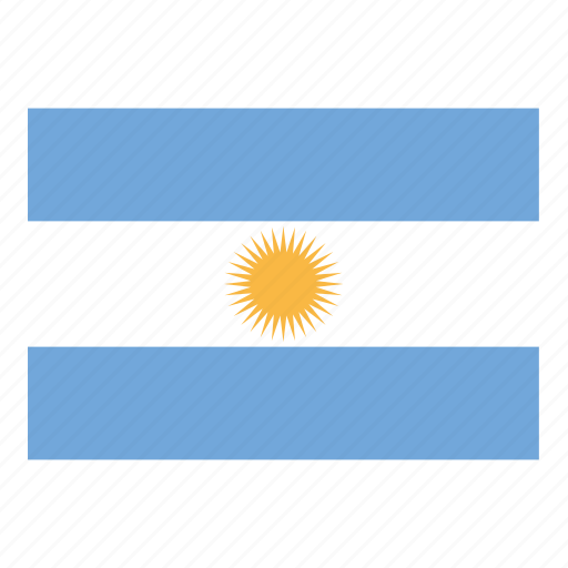 Argentina, argentina flag, country, flag icon - Download on Iconfinder