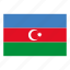 azerbaijan, azerbaijan flag, country, flag 