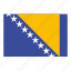 bosnia and herzegovina, bosnia and herzegovina flag, country, flag 