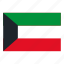 country, flag, kuwait, kuwait flag 