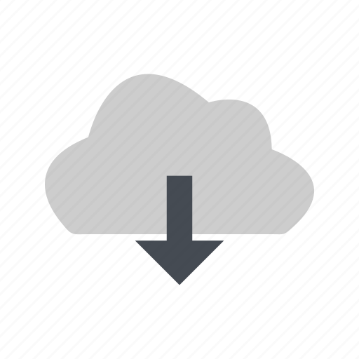 Cloud, down, download, weather icon - Download on Iconfinder