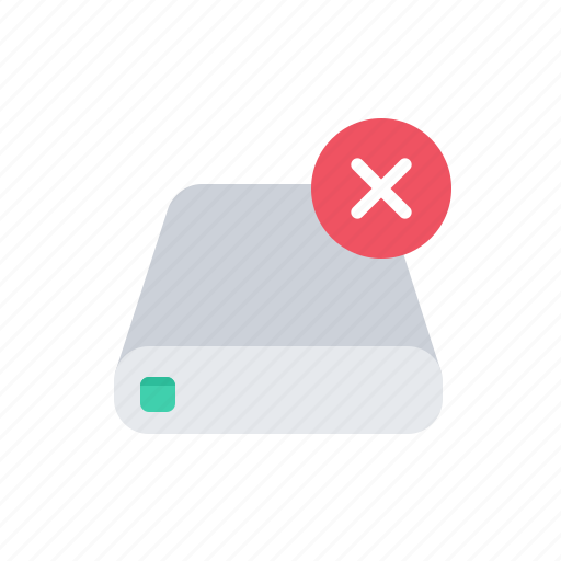 Close, delete, disk, drive, error, remove icon - Download on Iconfinder