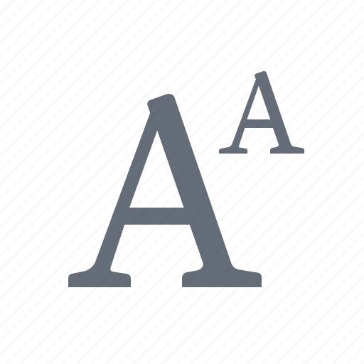 Alphabet, font, language, letters, size, text icon - Download on Iconfinder