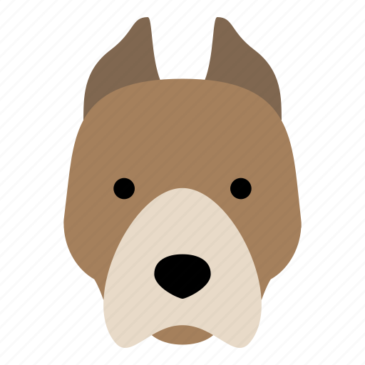 Pitbull, bull terrier, pit bull, dog, animal, pet, mammal icon - Download on Iconfinder