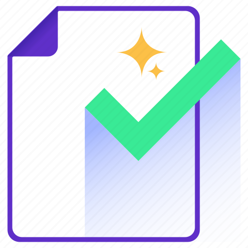 File, document, accept, approve icon - Download on Iconfinder