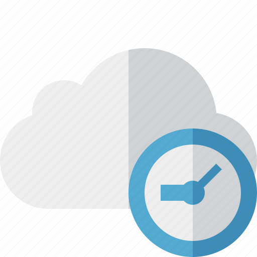 Clock, cloud, network, storage, weather icon - Download on Iconfinder