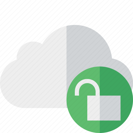 Cloud, network, storage, unlock, weather icon - Download on Iconfinder