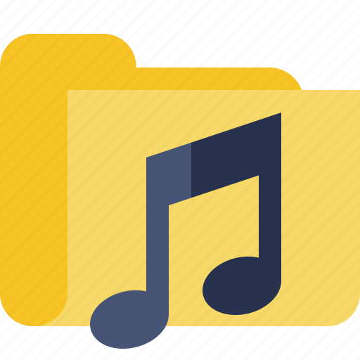 Audio, folder, media, music, songs icon - Download on Iconfinder