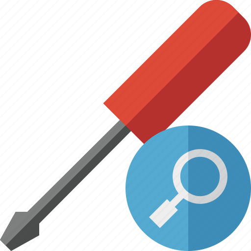 Repair, screwdriver, search, tool, tools icon - Download on Iconfinder