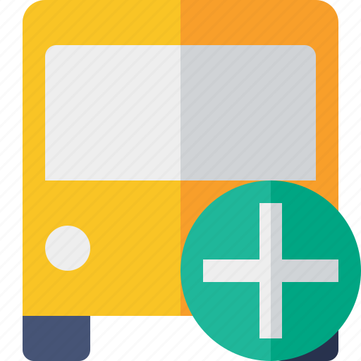 Add, bus, public, transport, transportation, travel, vehicle icon - Download on Iconfinder