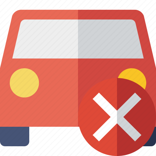 Auto, cancel, car, traffic, transport, vehicle icon - Download on Iconfinder