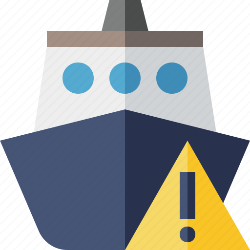 Cruise, sea, ship, transport, travel, vessel, warning icon - Download on Iconfinder