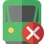 cancel, delivery, railway, train, transport, travel 