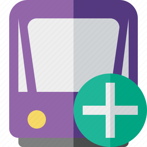 Add, public, train, tram, tramway, transport icon - Download on Iconfinder