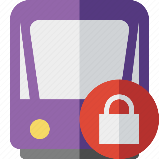 Lock, public, train, tram, tramway, transport icon - Download on Iconfinder