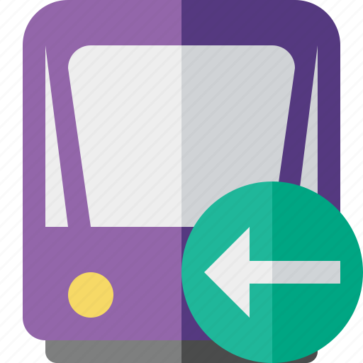 Previous, public, train, tram, tramway, transport icon - Download on Iconfinder