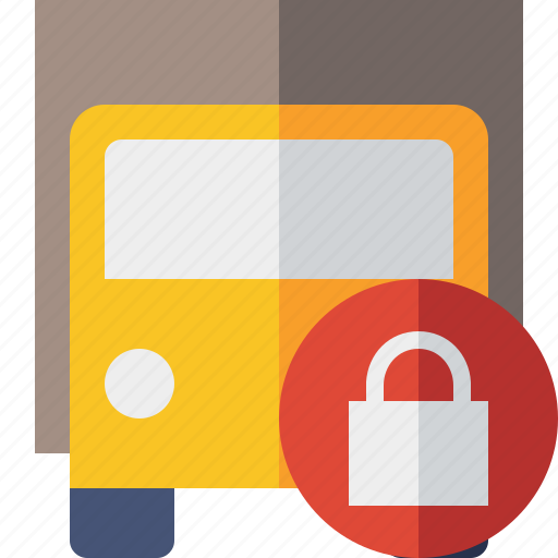 Delivery, lock, transport, transportation, truck, vehicle icon - Download on Iconfinder