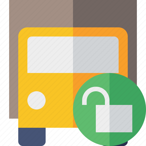 Delivery, transport, transportation, truck, unlock, vehicle icon - Download on Iconfinder