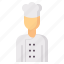 chef, man, baker, cuisiner, avatar 